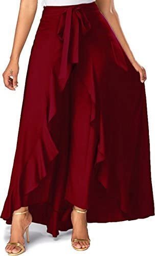 Women'S Regular Maroon Skirt - Image 3