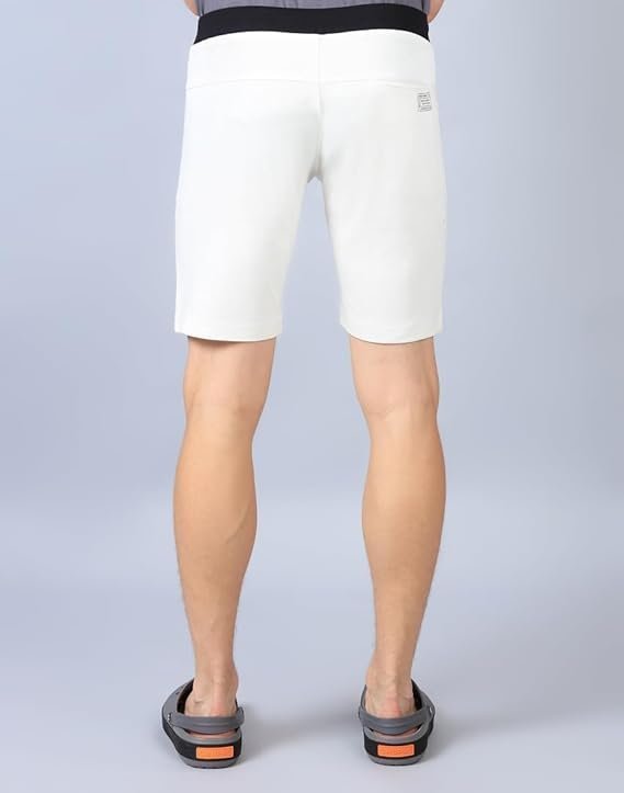 Shorts for Men, Drawstring Waist with Contrast Black Band, Casual wear, Casual Shorts - Image 2