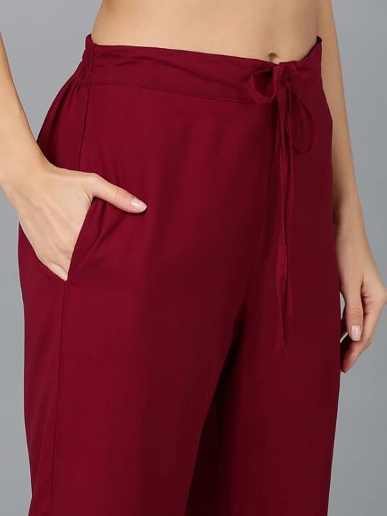 Women's Georgette Embroidered Flared Angrakha Pant With Dupatta With Inner - Image 4