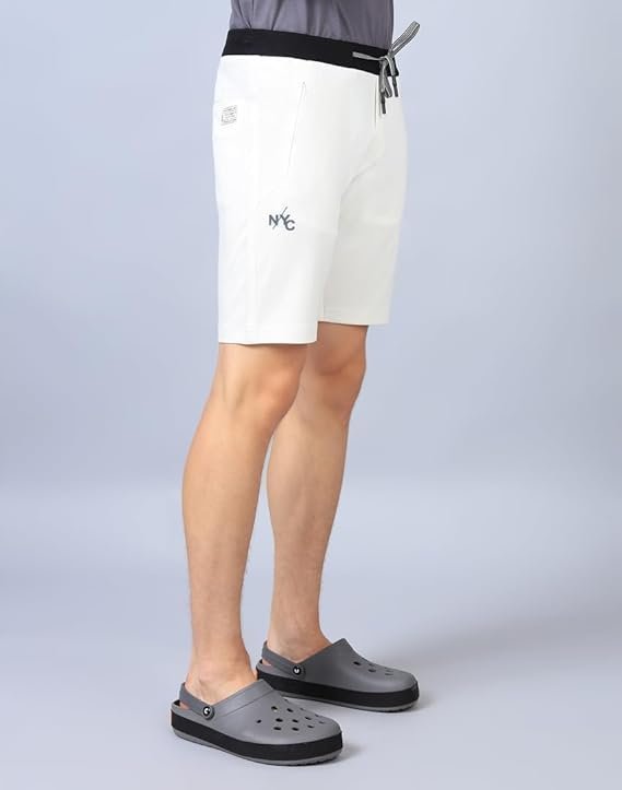 Shorts for Men, Drawstring Waist with Contrast Black Band, Casual wear, Casual Shorts - Image 5