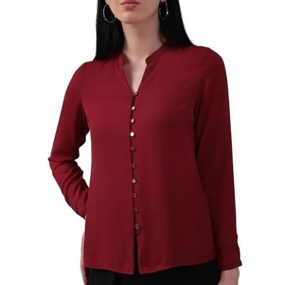 Solly Women's 100% Polyester Regular Fit Shirt