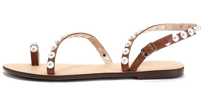 Women's Gladiator Bohemia Flip Flops Summer Beach Flat Sandals - Image 2