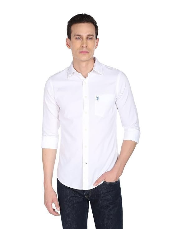POLO Men's Cotton Regular Fit Shirt