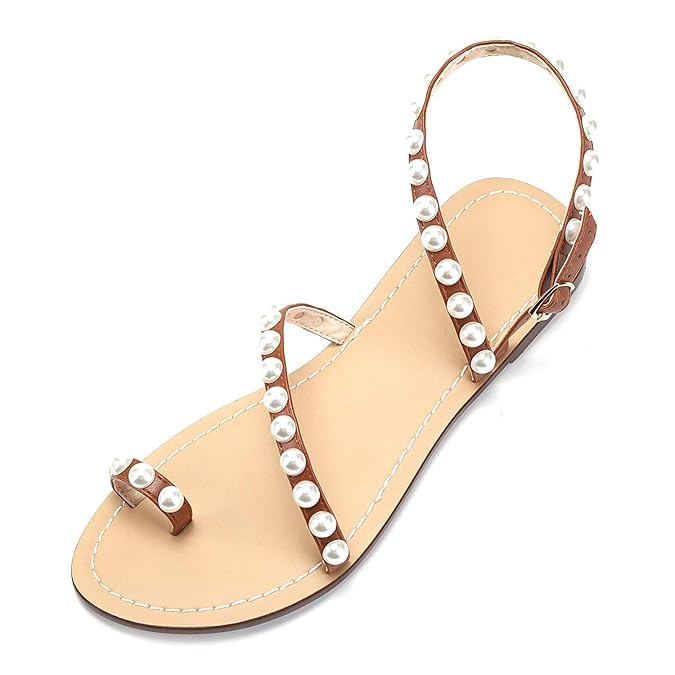 Women's Gladiator Bohemia Flip Flops Summer Beach Flat Sandals - Image 3