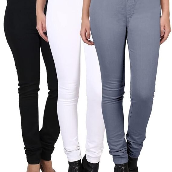 DUEFIT Women's Jegging (Combo Pack of 3)