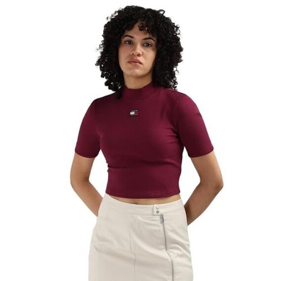 Tommy Women's Badge Cropped Fit Top