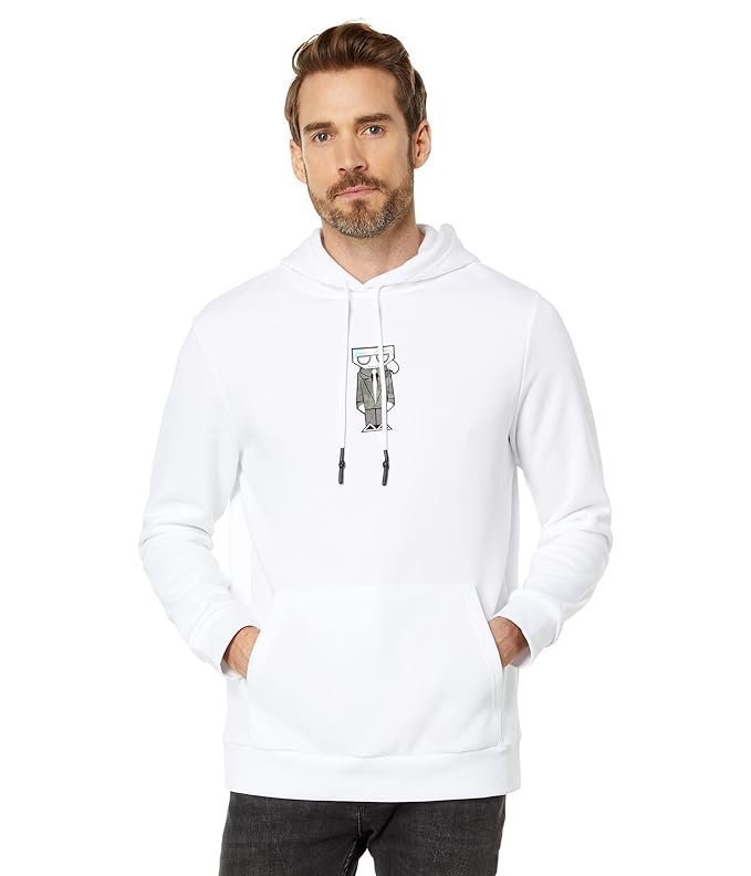 Lager feld Men's Soft Solid Hoodie
