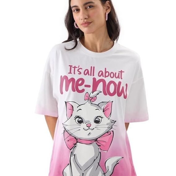 Oversized T Shirts for Women T-Shirt Girls Cotton Casual