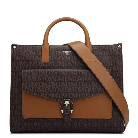 Women's Leather Satchel - Brown
