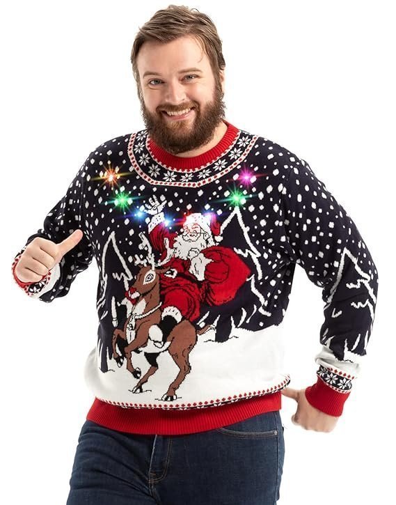 Unisex Women's Men's Christmas Jumper Funny Ugly Christmas Sweater Jumper for Christmas Knitted Jumper for Christmas Party Sweater