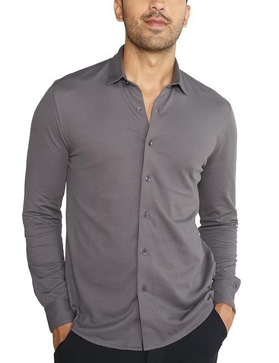 Constant All-Degree Shirt for Men Full Sleeve, Pique Textured, Thermoregulating Cotton Blend Mens Casual, Recycled Fabric Stylish Shirts